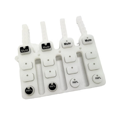 कस्टम मोल्ड स्प्रे महसूस तेल सिलिकॉन कुंजी रबर कीबोर्ड