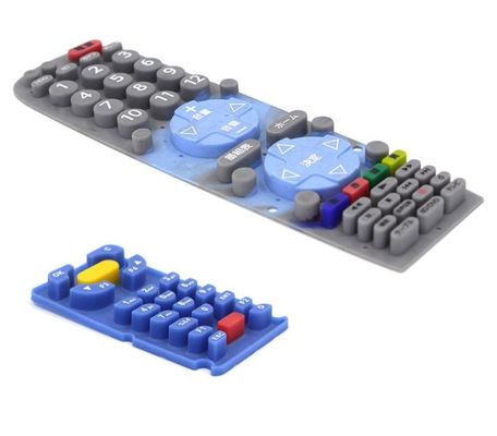 नॉनटॉक्सिक पैनटोन रंग सिलिकॉन रिमोट कंट्रोल कीबोर्ड Remote